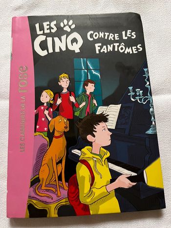 Livre Bibliothèque Rose Le Club des Cinq contre les Fantômes TBE