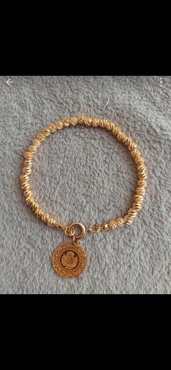 Bracelet plaquer or 18 kara dorika altin ceyrek