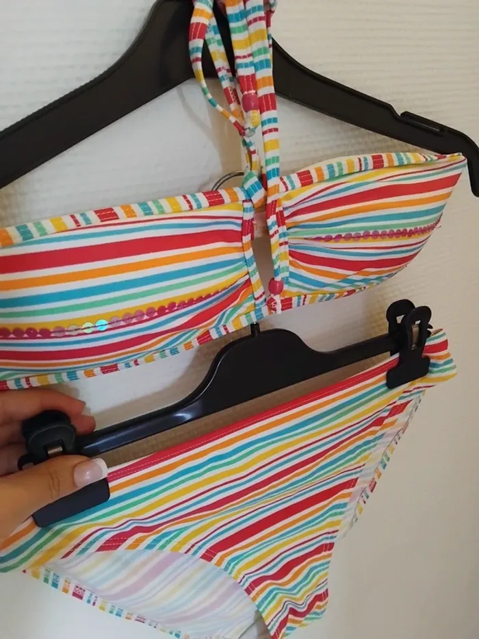Maillot de bains deux pièces femme 40 - photo numéro 2