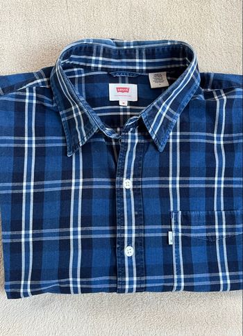 Chemise bleue à carreaux Levi’s pour homme | taille M 