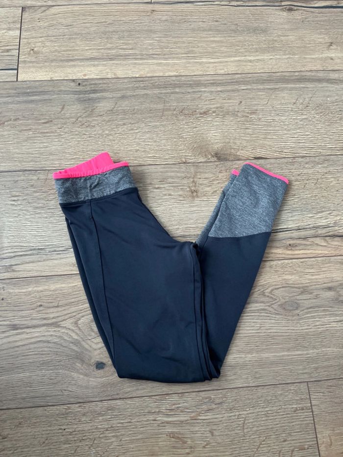 Legging Domyos gris et rose - photo numéro 6