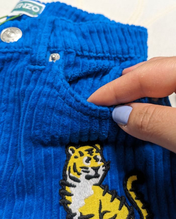 Pantalon en velours kenzo 6 ans - photo numéro 4
