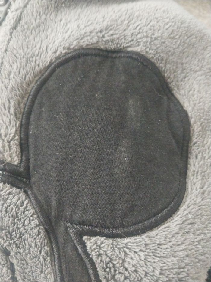 Sweat zippé Disney Mickey 5 ans gris polaire capuche chaud mixte - photo numéro 7