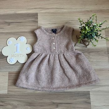 Robe en laine beige kiabi 