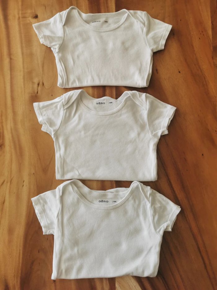 Lot de 3 bodies manches courtes - photo numéro 2