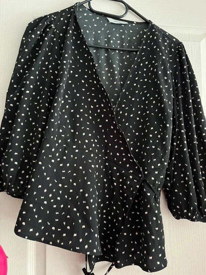 Blouse cache cœur T S