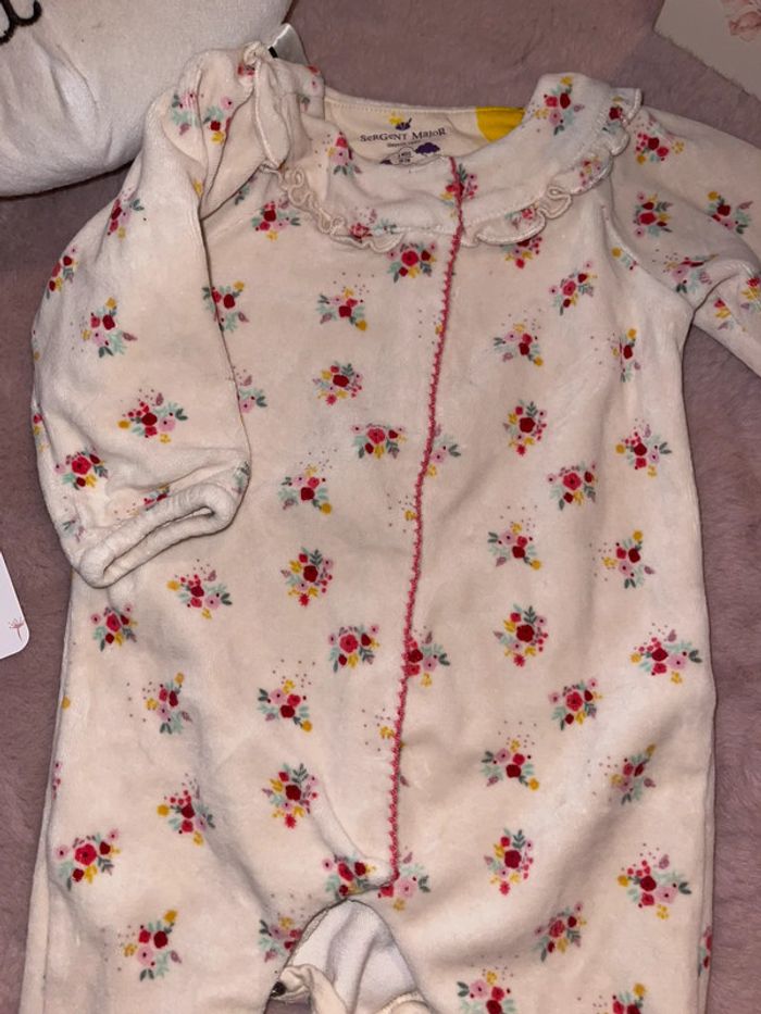 Pyjama sergent Major 6 mois velours - photo numéro 2