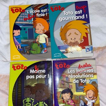 Lot de 4 livres « les blagues de Toto »