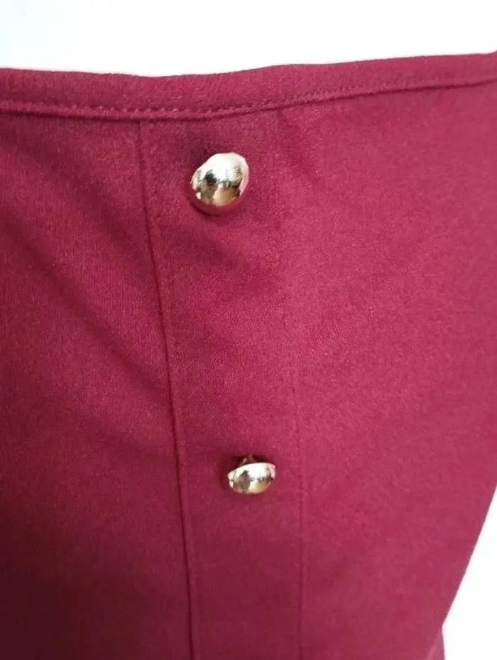 Robe Preppy Souple Boutons Doré TS/M - photo numéro 8