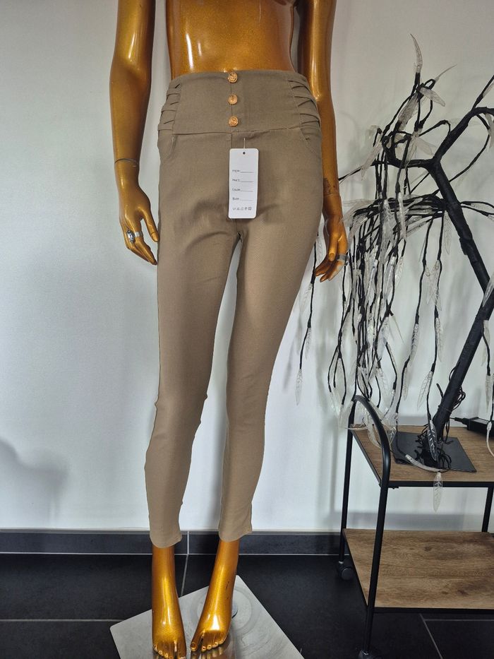Pantalon Femme Kaki Taille L/XL