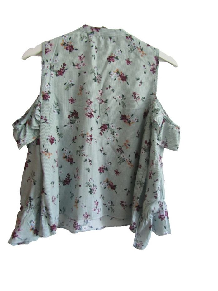 tunique blouse fraiche épaules dénudées marque Bershka - photo numéro 3