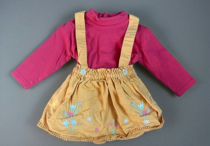 Ensembles t-shirt et salopette jupe - photo numéro 2