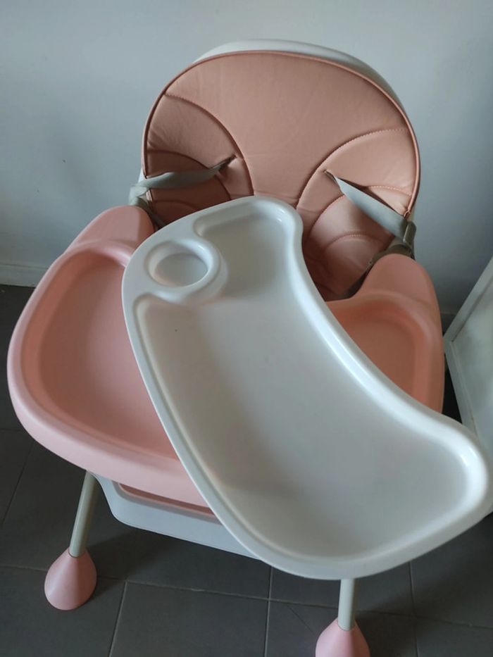 Chaise haute bébé fille - photo numéro 4