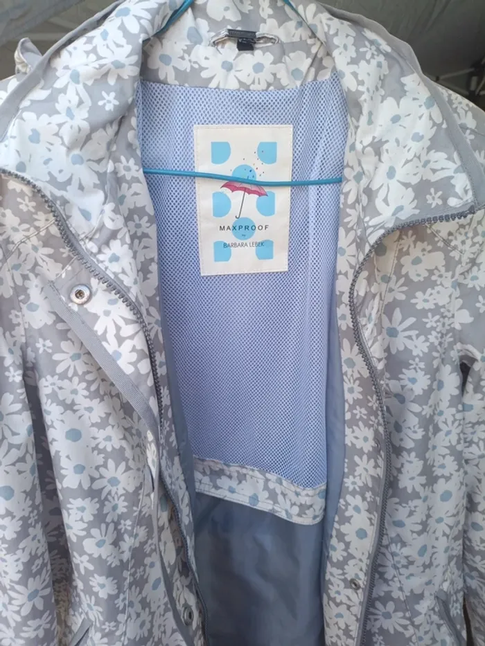 Imperméable fleurie coupe vent barbara lebeck - photo numéro 7