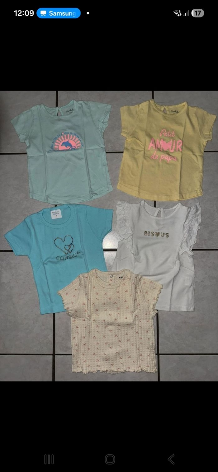 Lot vêtements bébé fille 9-12mois - photo numéro 5