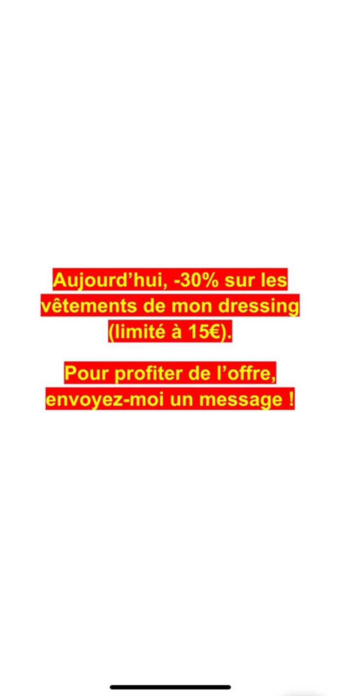 -30% sur mon dressing