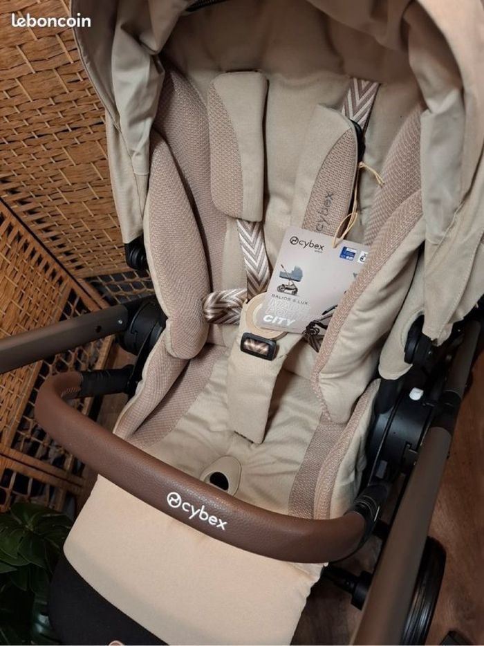 Poussette Cybex balios s lux 3 beige neuve avec étiquette - photo numéro 6