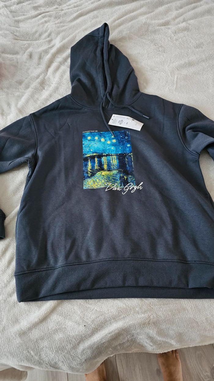 Sweat oull à capuche M Van Gogh Sublime - photo numéro 3