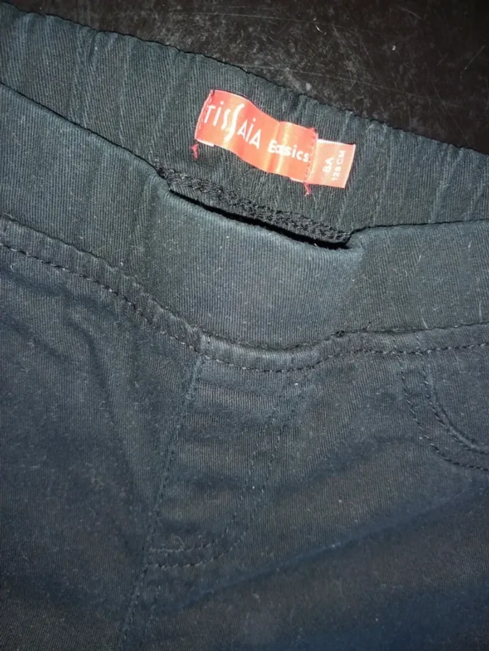 Pantalon jegging noir fille 8 ans - photo numéro 8