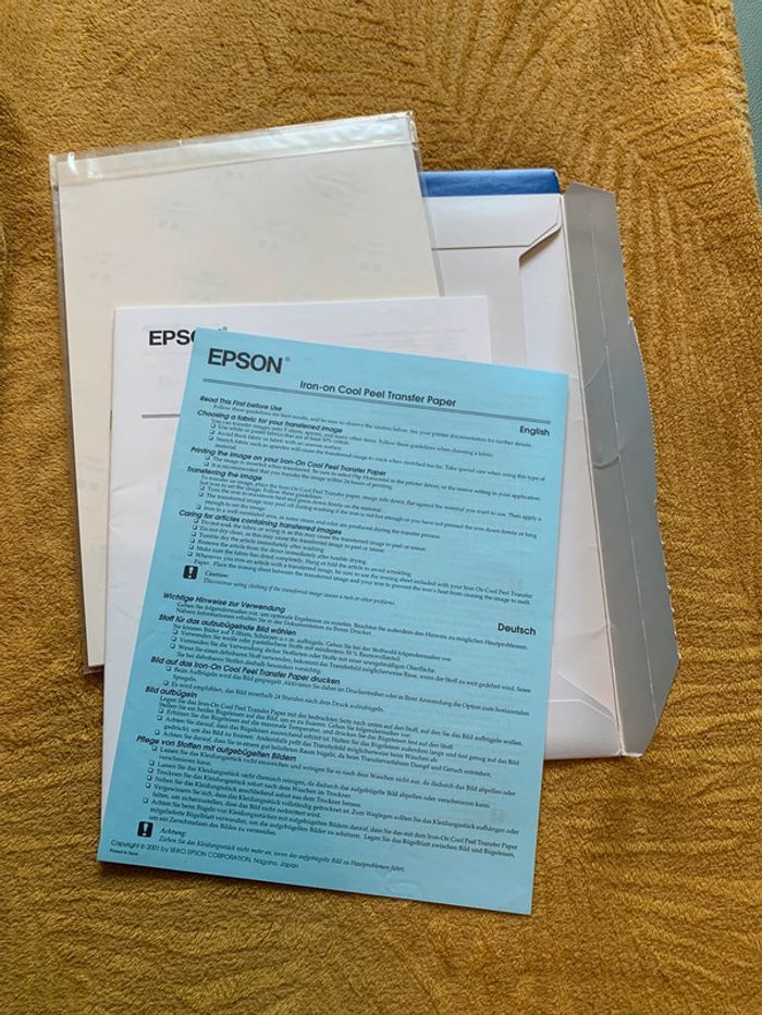 Papier transfert Epson - photo numéro 3