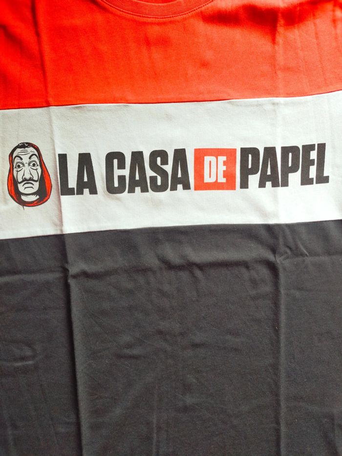 T-shirt  La casa de papel Netflix 16 ans 100% coton - photo numéro 2