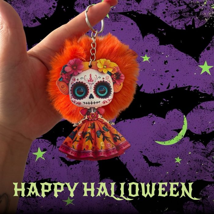 Porte clés dia de los muertos