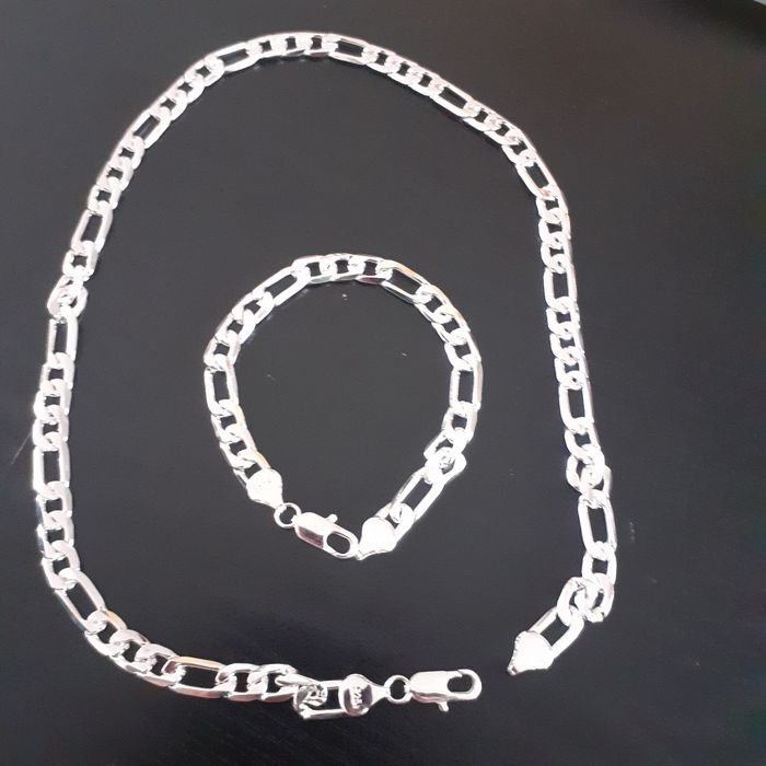 Collier et bracelet en argent s925 neufs Mixte - photo numéro 3