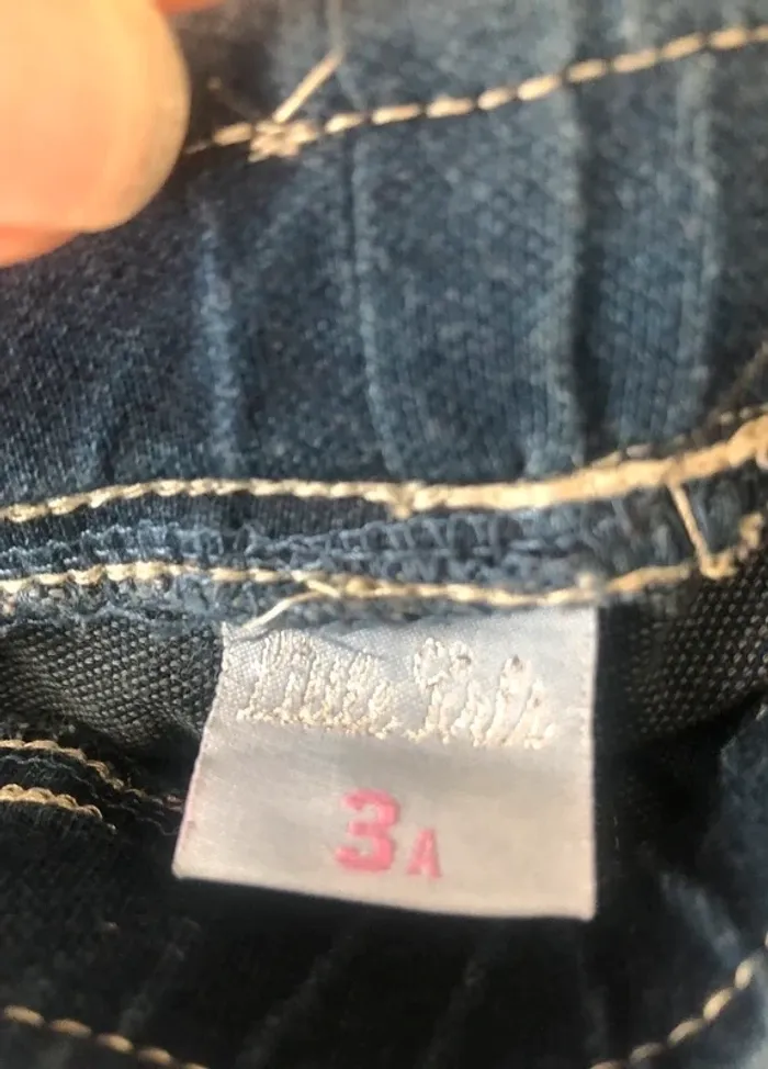 Jeans bleu fille Little Girls - photo numéro 4