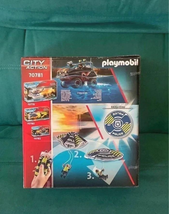 Playmobil - Policier Parachutiste et quad - photo numéro 2