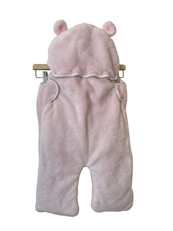 Nid d’ange en polaire douce rose pâle - 0-6 mois - photo numéro 7