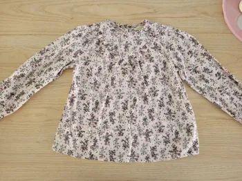 Blouse fleurie Vertbaudet 9 ans