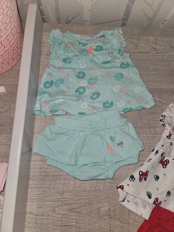 Lot de 2 ensemble bébé fille - photo numéro 3