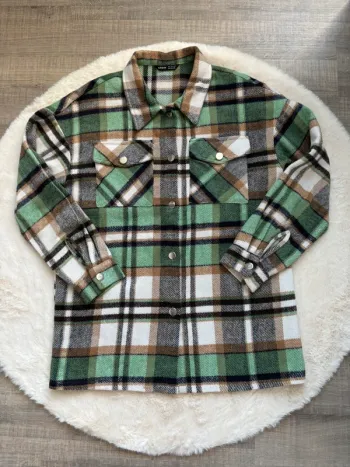 Veste à carreaux