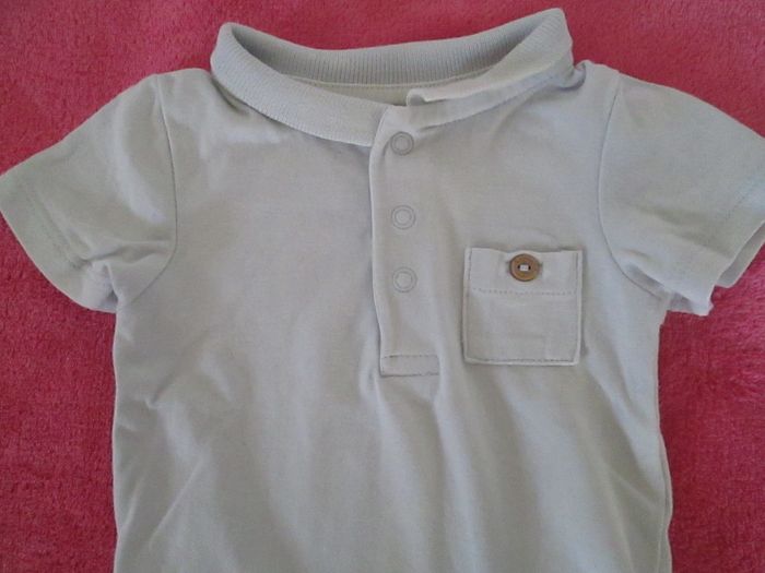 Body Vert Baudet col polo - photo numéro 2