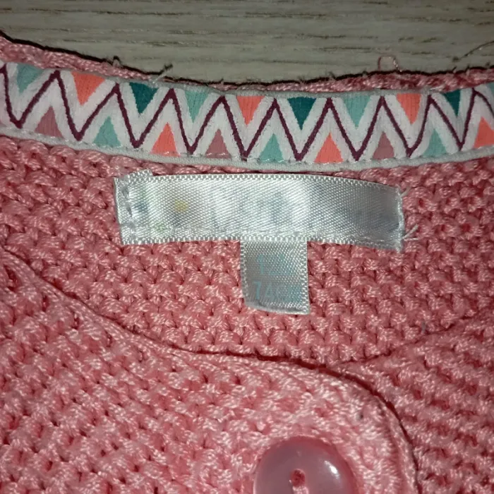 Gilet rose 12M manches courtes - photo numéro 3