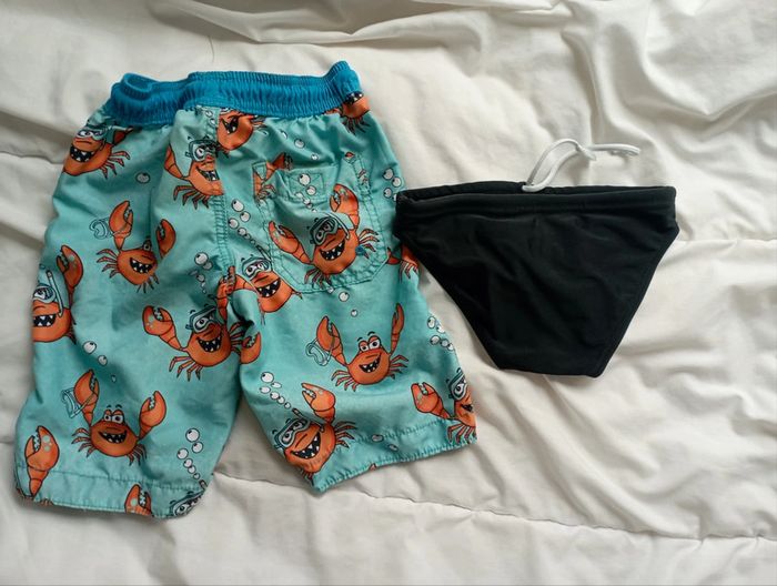 Lot short et slip de bain 6 ans marques diverses 2€ - photo numéro 3