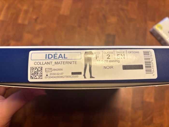 Collant maternité (bas de contention ) neuf et noir - photo numéro 3