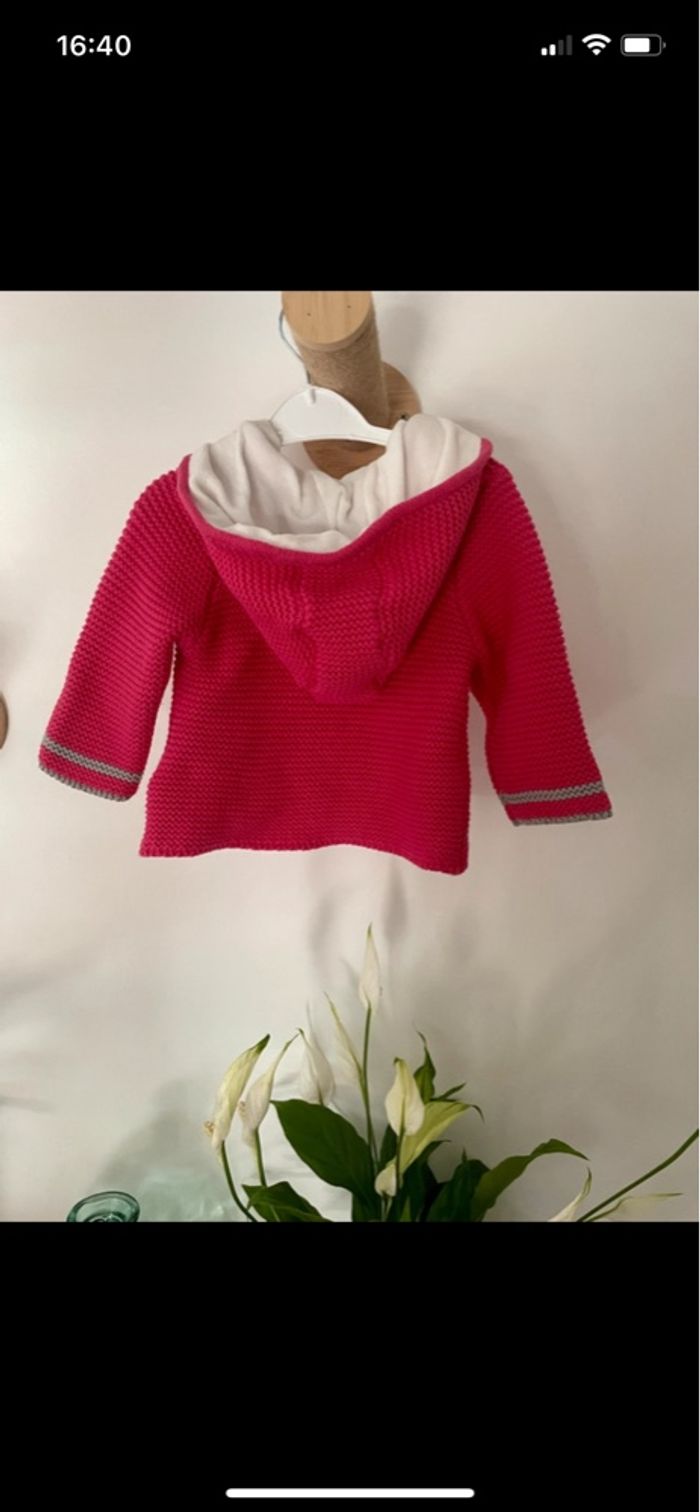 Gilet épais rose - photo numéro 2