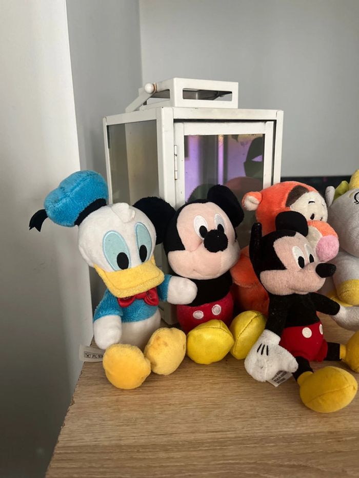 Lot peluche Disney / Mickey - Donald - tigrou - photo numéro 2