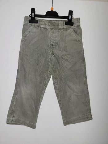Pantalon type velour garçon 3 ans