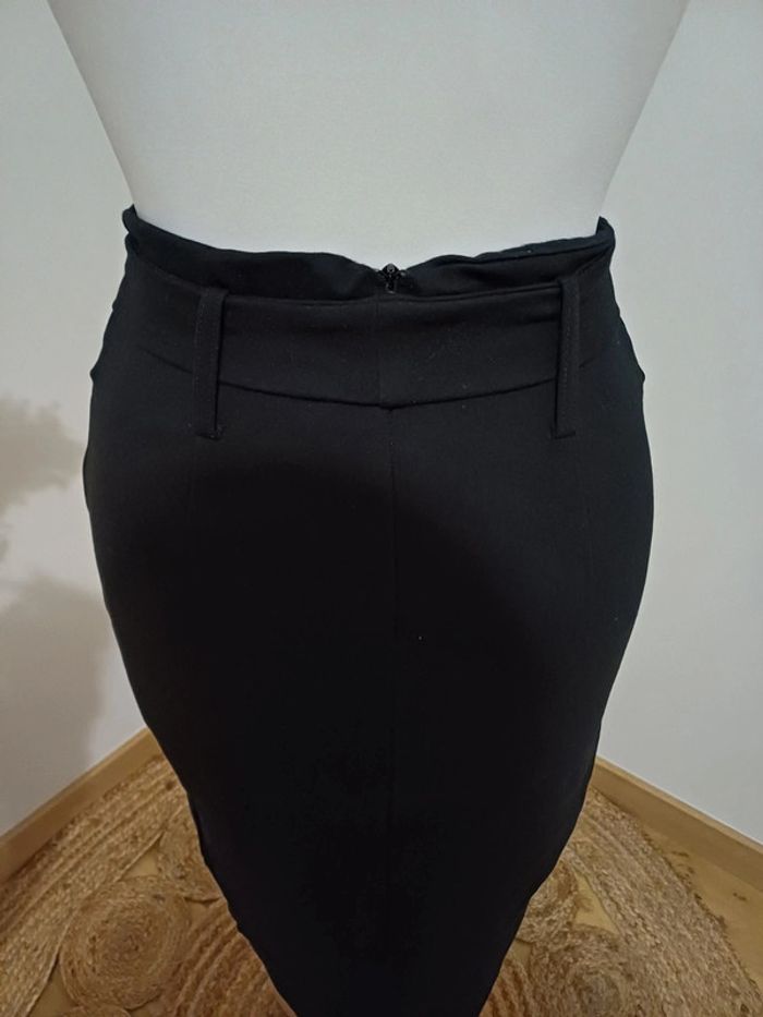 Jupe crayon noire avec ceinture Kiabi taille XS 34 - photo numéro 7