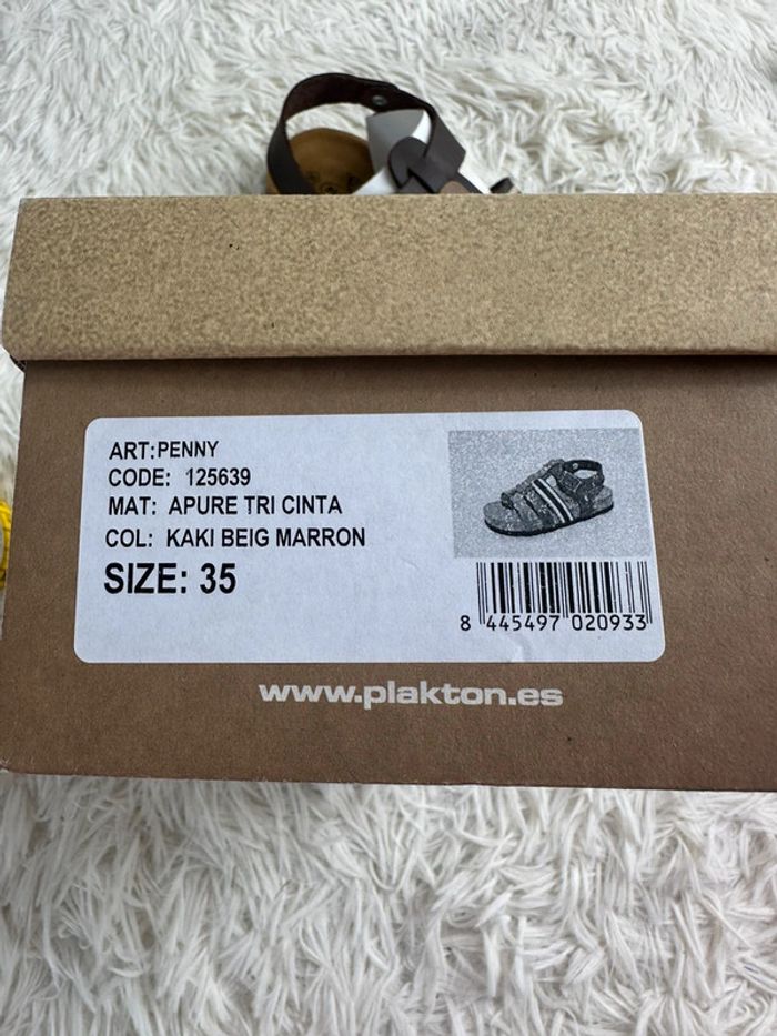 Paire de sandales Plakton taille 35 - photo numéro 6
