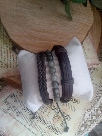 Lot de 3 bracelets réglables