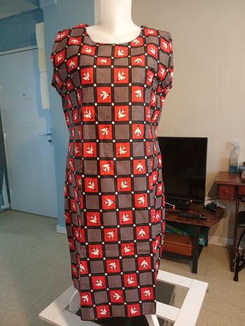 Robe multicolore femme