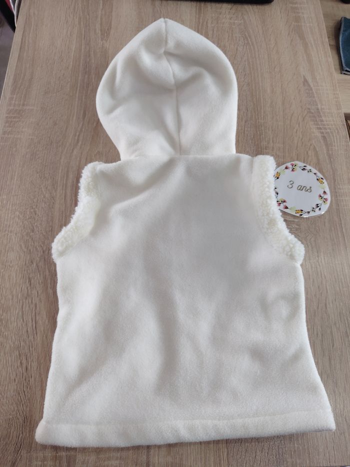 Veste polaire sans manches 3ans fabrication française - photo numéro 2