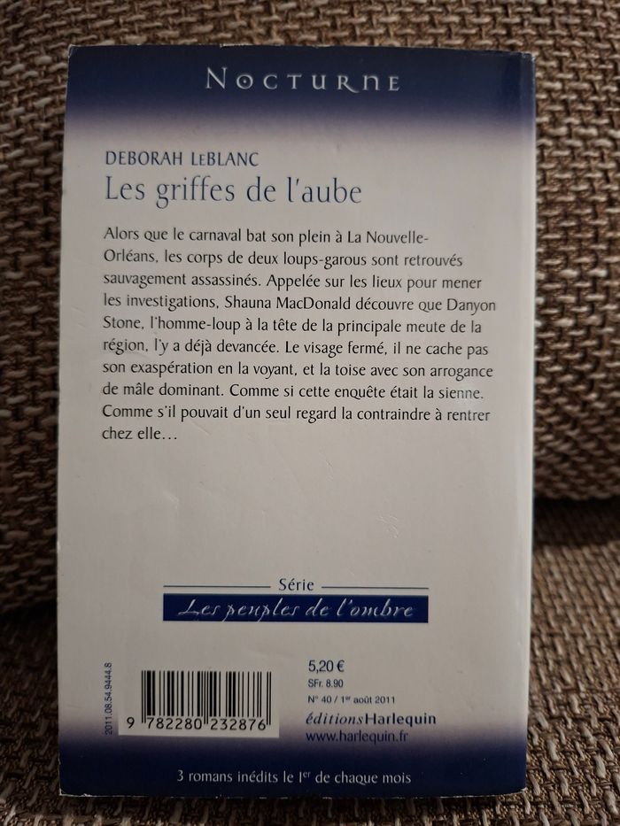 Les griffes de l'aube de Deborah leblanc - photo numéro 2