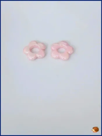 Pampilles fleur rose pour création de bijoux tendance été