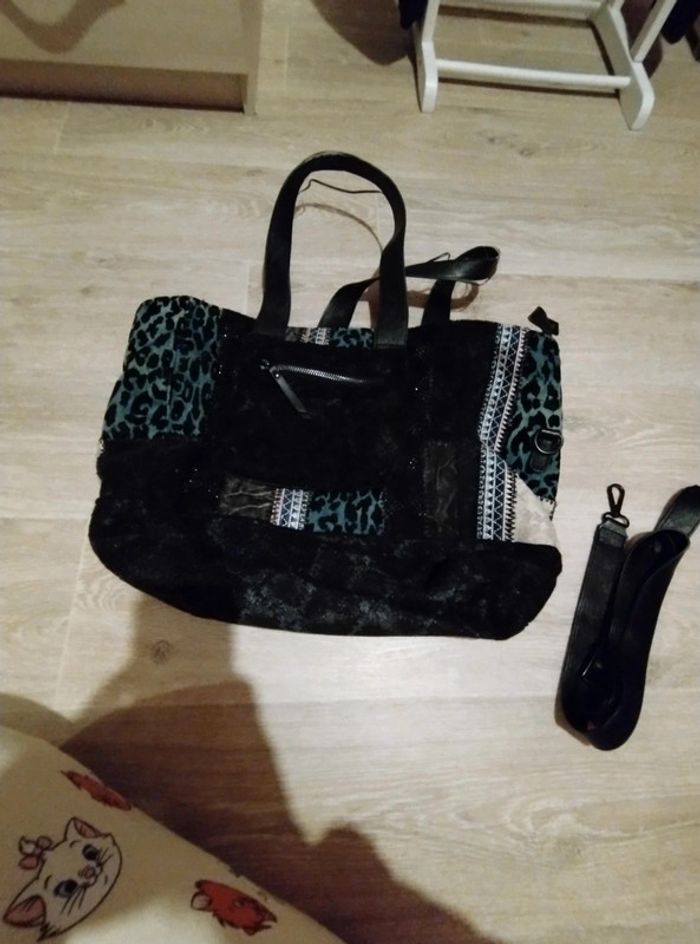 Sac shopping bag reptile Desigual