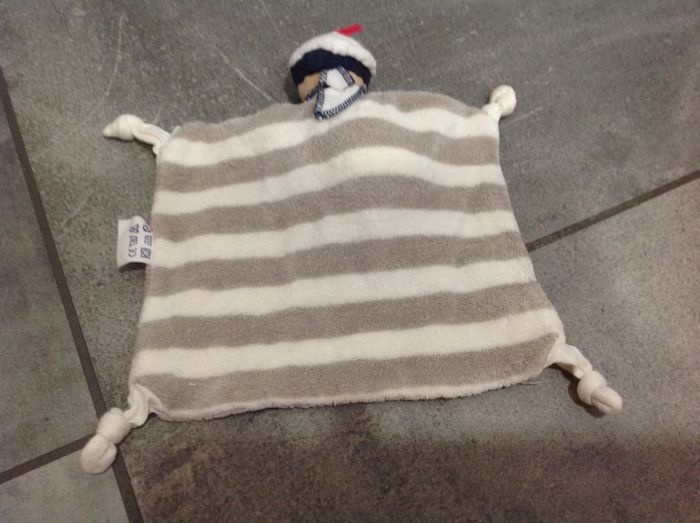 Doudou plat matelot en coton bio Weleda - photo numéro 4