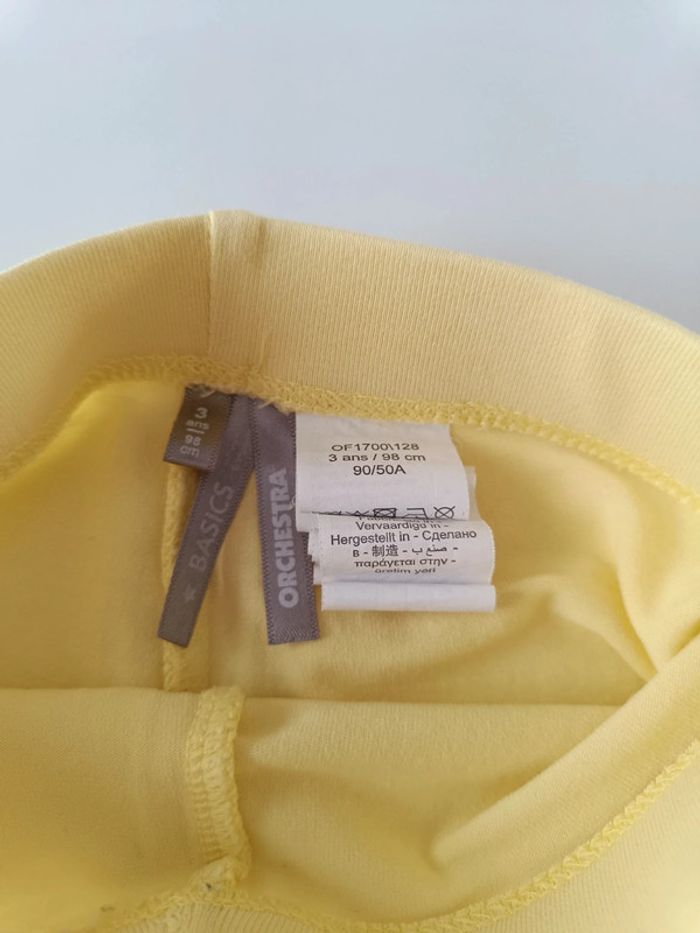 Legging jaune - photo numéro 3